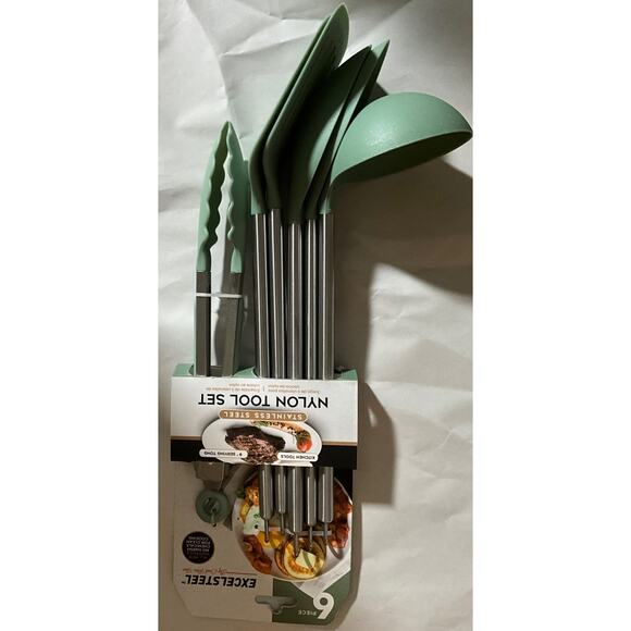 Kitchen Utensils Silicone Cooking Utensils, Nonstick With Natural Acacia Wood - Picture 7 of 13